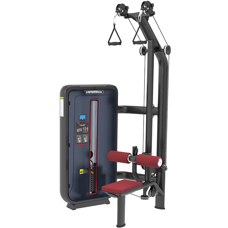 康強商用健身房專用器械力量器械專項器械無氧健身器械 6020雙滑輪背肌訓練器