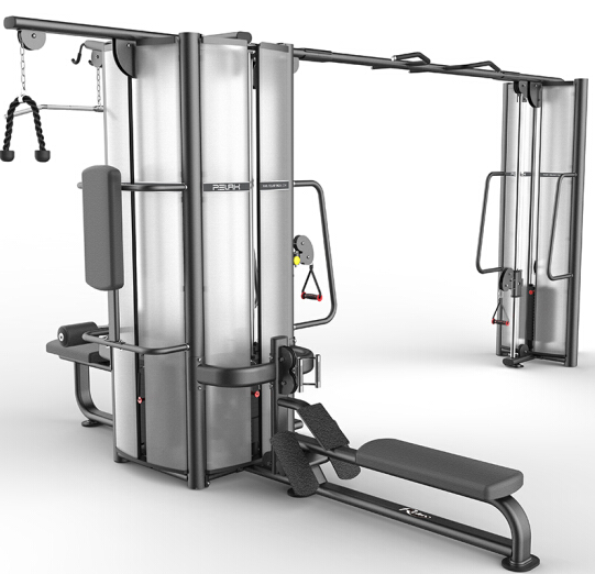 澳沃OURSLIF 五人站拉力綜合訓練器PC1002 商用健身房專用綜合訓練器自由力量健身器材 送貨安裝