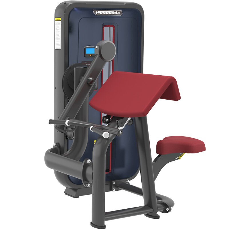 新貴族綜合訓練器商用健身器材健身房專用上肢力量專項訓練器 6001坐式二頭肌訓練器