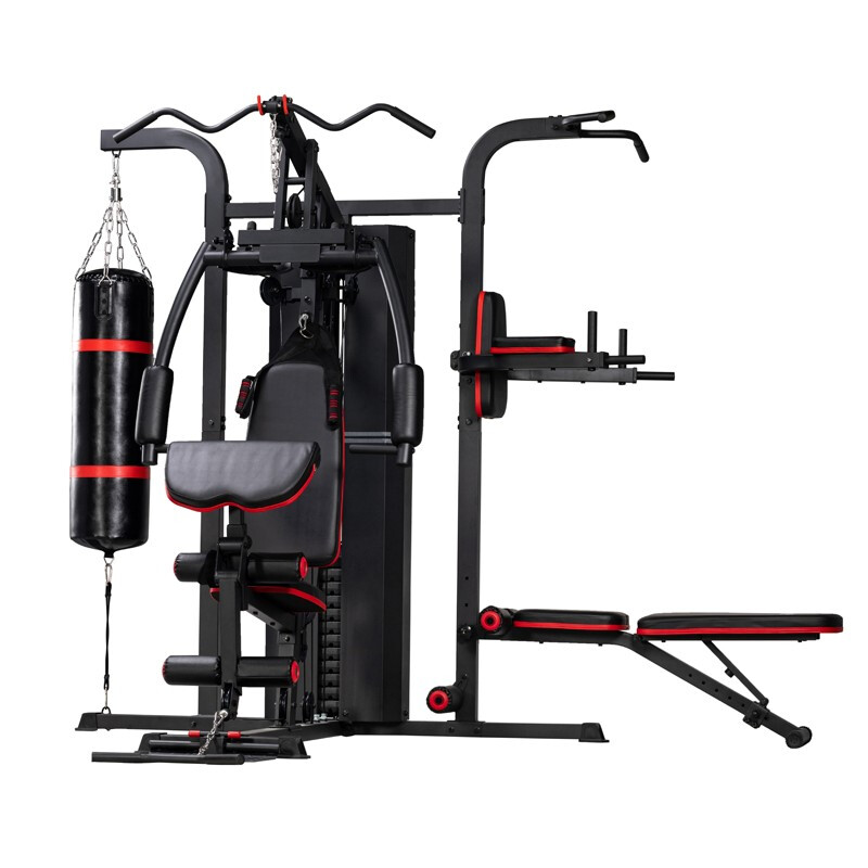 澳沃綜合訓練器三人站家用健身器材多功能力量器械組合健身器材
