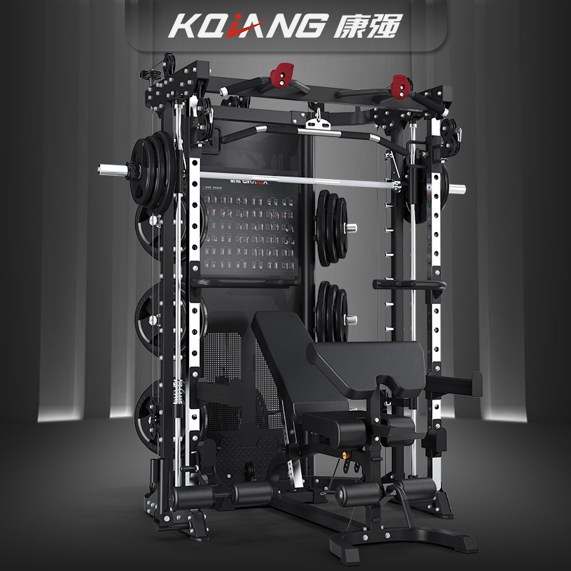 康強史密斯機綜合訓練器 多功能力量健身器材深蹲架龍門架臥推 BK509
